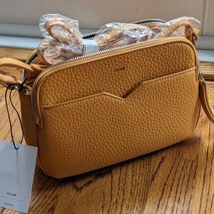 Co-Lab Marigold Pebbled Crossbody Bag